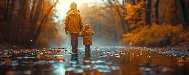 A parent watching their child take their first steps, overwhelmed with pride and emotion.