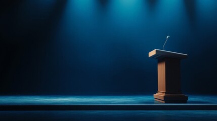 Political Stage Pulpit Background
