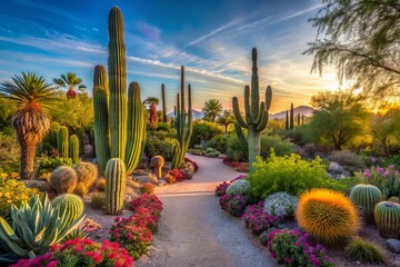 botanical paradise in scottsdale az gardens walk
