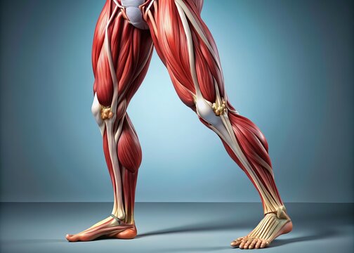 Calf muscle anatomy illustrations human cadaver