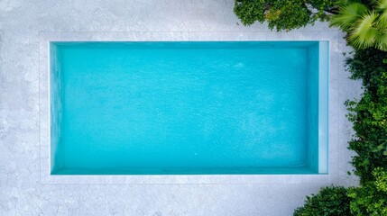 Symmetry in the Layout of Minimalist Pools, Discuss how symmetrical pool designs, such as rectangular shapes and mirrored surrounding elements, add structure and simplicity to outdoor spaces