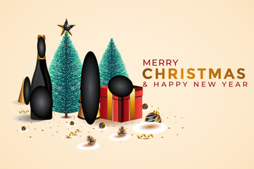 Merry Christmas Greeting Card