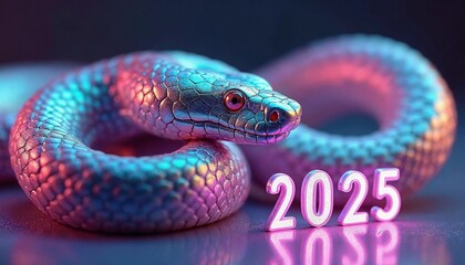 2025 new year hd wallpaper snake year chinese