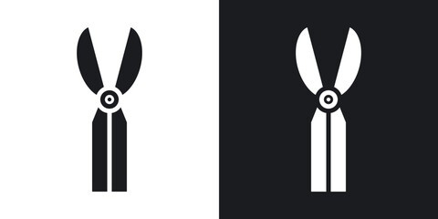 Pruning shears icon