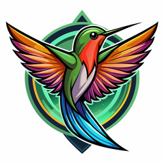bird of paradise Mascot for Brand Identity logo