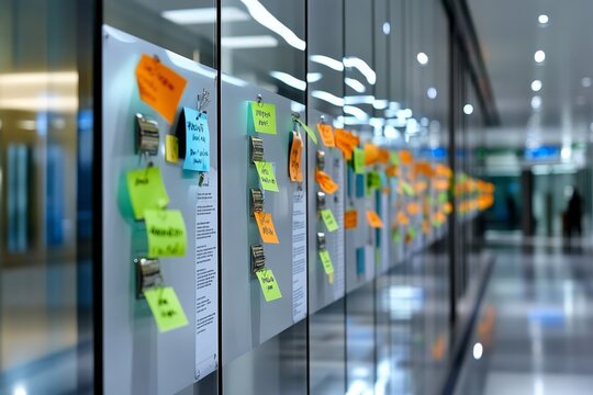 Goal written on a whiteboard in bold letters a constant reminder to stay focused and keep moving forward