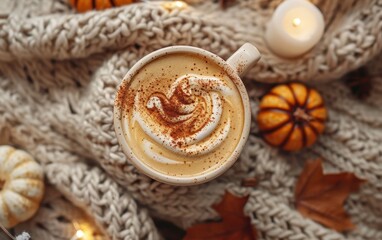 Fototapeta premium Cozy Autumn Drink