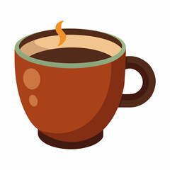 cup of coffee with steam