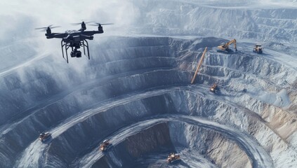 Drone Inspection of a Large Open-Pit Mine