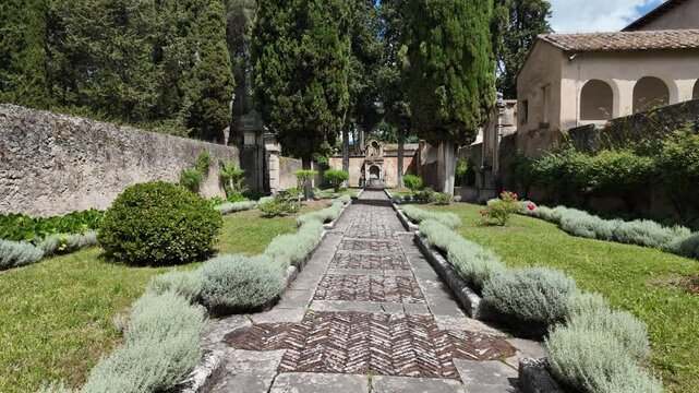 The marvelous Certosa di Padula, monastic complex and Unesco world heritage site in the province of Salerno, Campania, Italy.