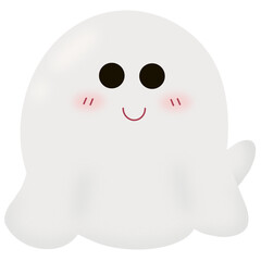 cartoon ghost.