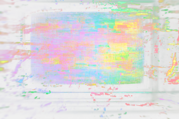 Continuous Static and Noise Effect on Old TV Transparent Overlay