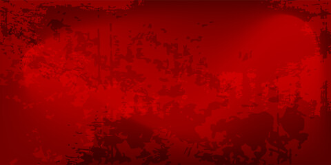Red background with grunge texture, watercolor painted marbled red background with vintage grunge textured design studio design