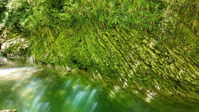 Marvelous scenery at the Forra dell'Emmisi, near Rofrano. Cilento, Campania, Italy.