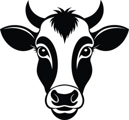cow vector art. eps 