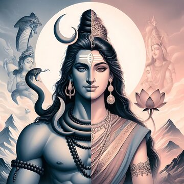 Lord Shiva and Mata Parvati