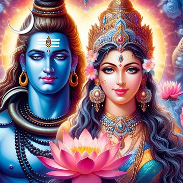 Lord Shiva and Mata Parvati