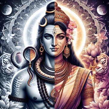 Lord Shiva and Mata Parvati