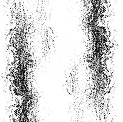 Vector brush sroke texture. Distressed uneven grunge background. Abstract distressed vector illustration. Overlay over any design to create interesting effect and depth. Black isolated on white. EPS10