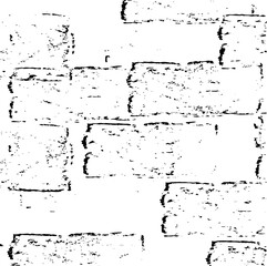 Rough black and white texture vector. Distressed overlay texture. Grunge background. Abstract textured effect. Vector Illustration. Black isolated on white background. EPS10