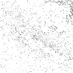 Snow, stars, twinkling lights, rain drops on black background. Abstract vector noise. Small particles of debris and dust. Distressed uneven grunge texture overlay.