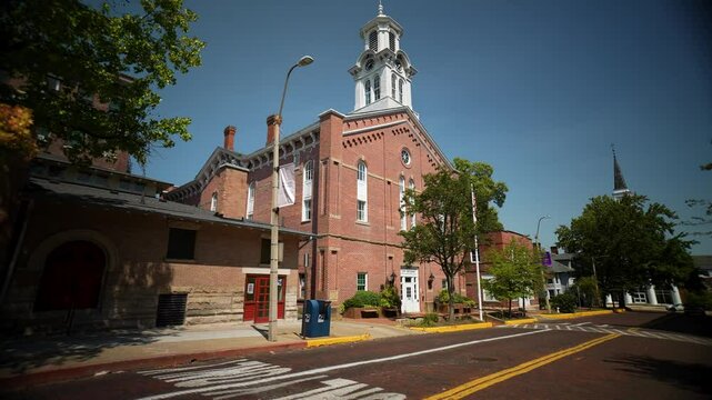 Athens County Common Pleas Courthouse in the small midwest town of Athens, Ohio.