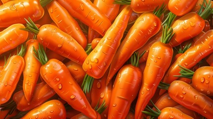 Carrot. Vegetable is rich in vitamin A, antioxidants, and fiber. It is used fresh, boiled. Beneficial for vision, skin, and the immune system. Vector illustration.