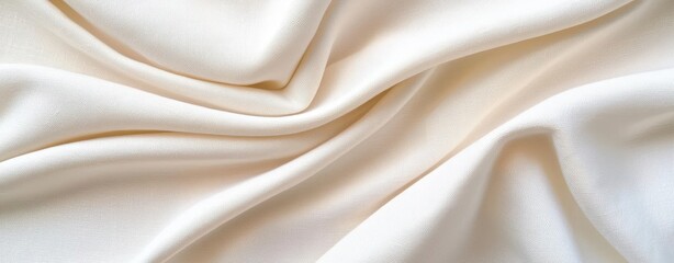 Obraz premium Soft, luxurious fabric with elegant drapes, ideal for fashion, upholstery, and artistic presentations.