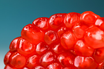 pomegranate seeds close up