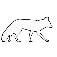 Fox Clipart | Fox Outline | Fox Icon