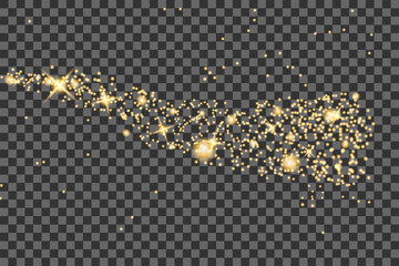 golden dust light png. Bokeh light lights effect background. Christmas glowing dust background Christmas glowing light bokeh confetti and sparkle overlay texture for your design.