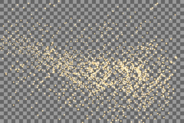 golden dust light png. Bokeh light lights effect background. Christmas glowing dust background Christmas glowing light bokeh confetti and sparkle overlay texture for your design.