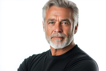 Obraz premium Auto Mechanic On A White Background
