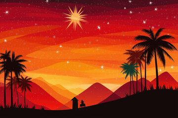 Christmas Nativity Background