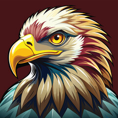 Fototapeta premium Eagle Vector Art Illustration