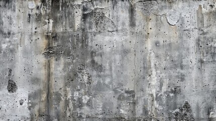 Texture of an aged cement wall in gray tones