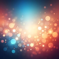 color full soft blur boke background and lights shimmer, creating a lively and magical backdrop for evening festivities