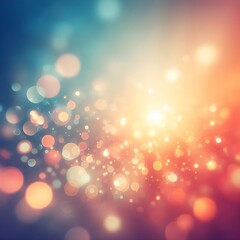 color full soft blur boke background and lights shimmer, creating a lively and magical backdrop for evening festivities