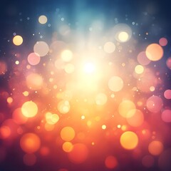 color full soft blur boke background and lights shimmer, creating a lively and magical backdrop for evening festivities