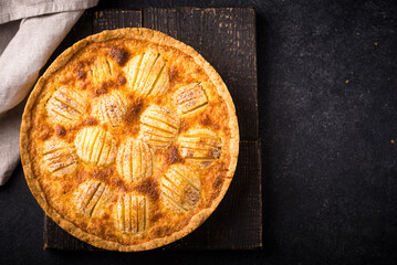 Homemade apple pie, comfort food