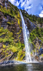 Fairy falls Milford Sound New Zealand