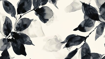 inkwash pattern wallpaper