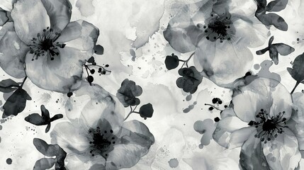 inkwash pattern wallpaper