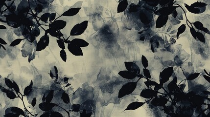 inkwash pattern wallpaper