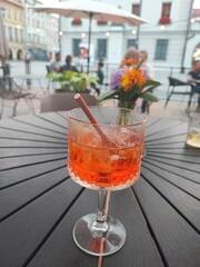 cocktail on the table