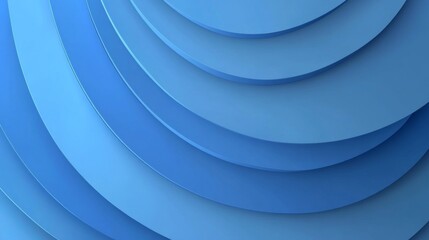 Fototapeta premium Smooth Blue Waves