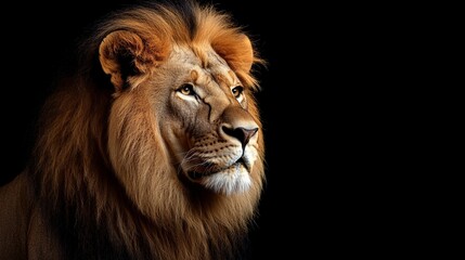 Fototapeta premium Majestic Lion Portrait