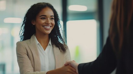 Fototapeta premium Business Meeting Greeting