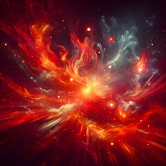 Cosmic background,dust and stars illuminating a black hole in deep space selective focus mystical allure dynamic double exposure galaxy.