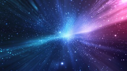 Fototapeta premium Cosmic Burst of Light